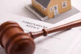 Foreclosure Notice and judge gavel