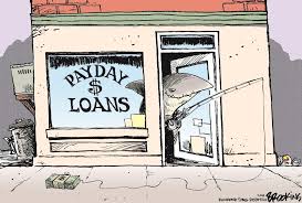 Comic of Payday Loan Store