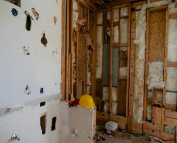 Demolished room